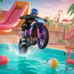 Moto X3M Pool Party Unblocked
