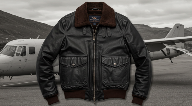Leather Bomber Jacket